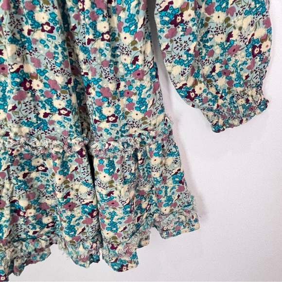 NATURAL LIFE Floral Dress - Blue and Red - Picture 13 of 16